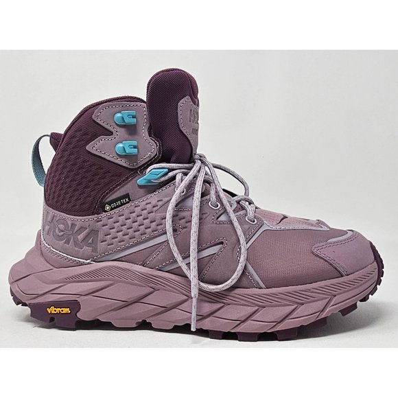 NEW! HOKA Anacapa Mid GTX Hiker Womens Boot 6.5B US ElderberryGrape‎ - Picture 1 of 12